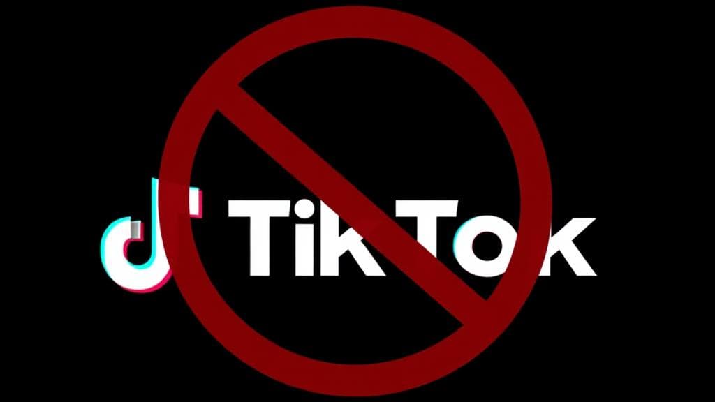 A header image depicting the TikTok logo with a subtle overlay of a "no entry" symbol, symbolizing content restrictions.