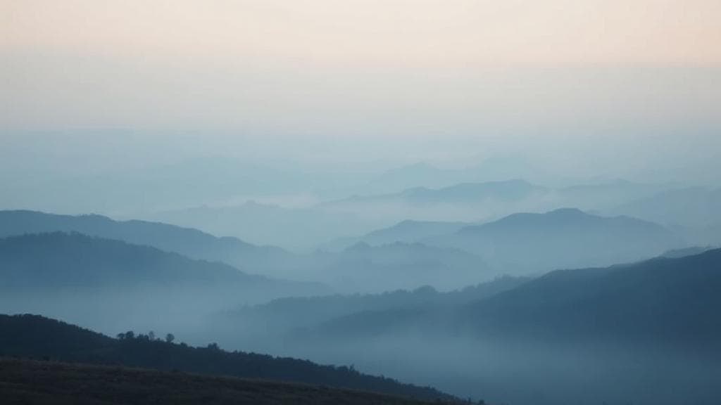 A calming image of a serene landscape with soft, muted colors, symbolizing tranquility and relief, to represent the soothing effects of beta blockers in anxiety management.