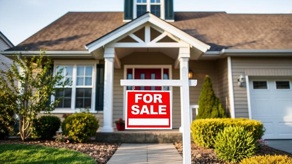 A welcoming home with a "For Sale" sign, symbolizing the potential of unlocking home equity.