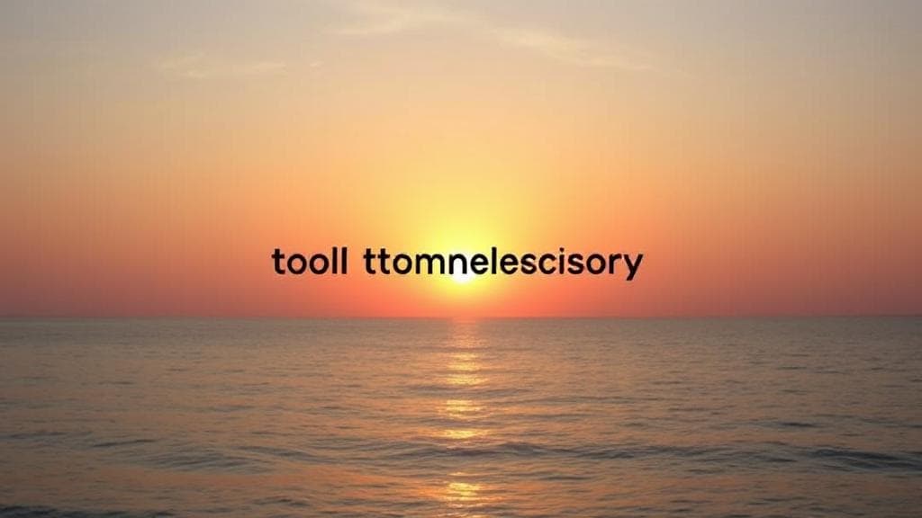 A serene image of a peaceful sunrise over a calm ocean, symbolizing the beginning of a new day and the gentle recovery process after a colonoscopy.