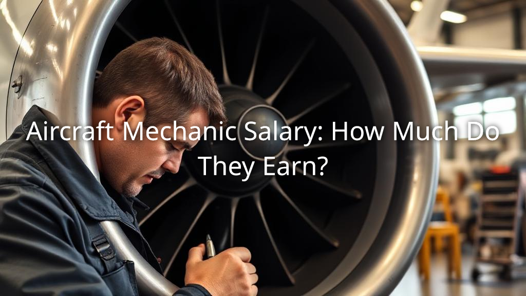 Spirit Airlines Aircraft Mechanic Salary Aircraft Mechanic Salary: How Much Do They Earn?