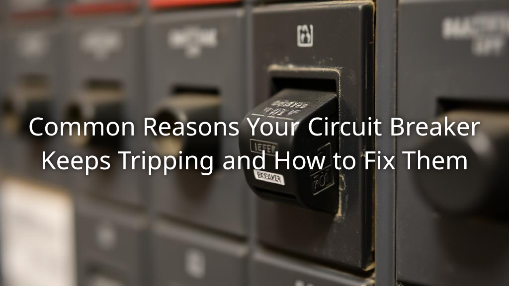 Common Reasons Your Circuit Breaker Keeps Tripping And How To Fix Them 