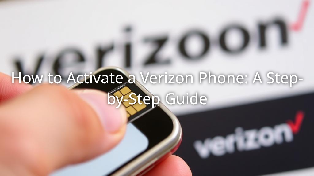 How to Activate a Verizon Phone: A Step-by-Step Guide - Whats The Number To Activate A Verizon Phone